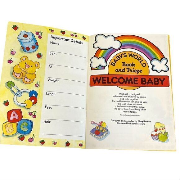 Vintage NOS Baby’s World Book & Frieze 1st Edition Complete Set of 4 - Picture 7 of 16